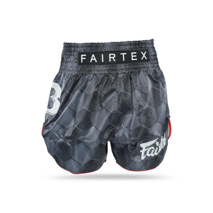 Fairtex x Booster TBT Muay Thai Shorts – Stealth Grey