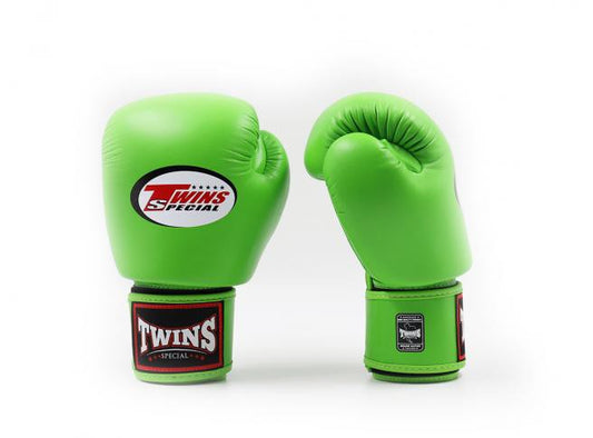 Gants de boxe Twins BGVL-3 – Vert citron