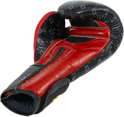 Fairtex x Booster BG Boxing Gloves – Star Black/Wine Red
