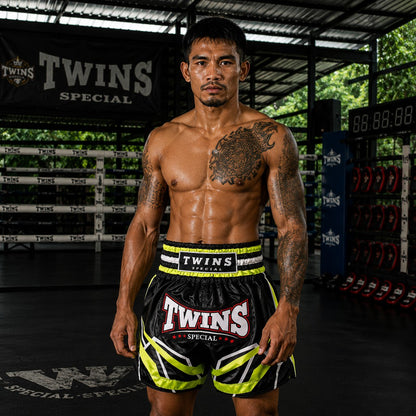 Short Muay Thaï Twins TTBL – Racing Green