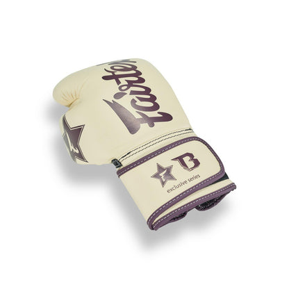 Fairtex x Booster BG V2 Boxing Gloves – Cream