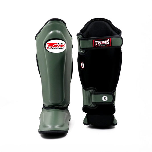 Protège-tibias Twins SGS-10 – Vert olive