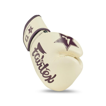 Fairtex x Booster BG V2 Boxing Gloves – Cream