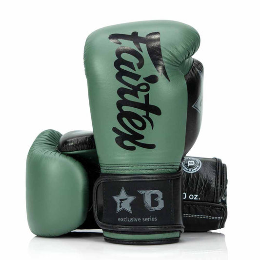 Gants de boxe Fairtex x Booster FXB BG V2 – Vert / Noir