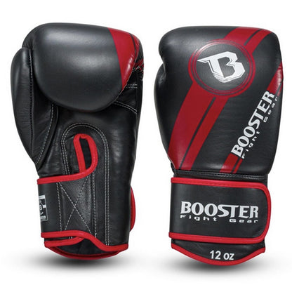 Gants de boxe Booster BGL 1 V3 – Black / Red Foil