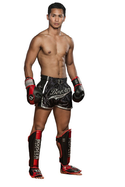 Gants de boxe Booster BGL 1 V3 – Black / Red Foil
