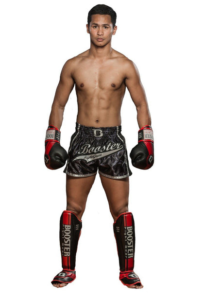 Gants de boxe Booster BGL 1 V3 – Black / Red Foil