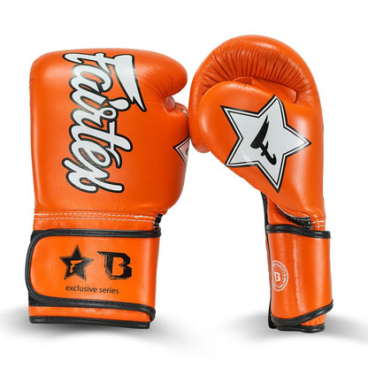 Fairtex x Booster BG V2 Boxing Gloves – Orange