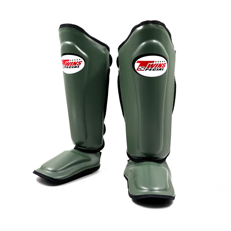 Twins SGS-10 Shin Guards – Olive