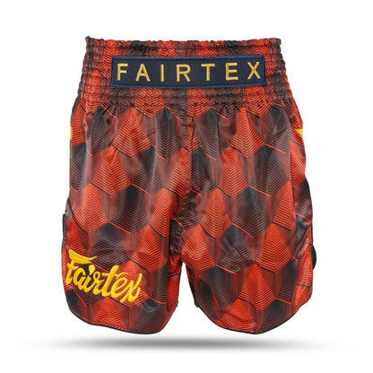 Short Muay Thaï Fairtex x Booster TBT – Stealth Red